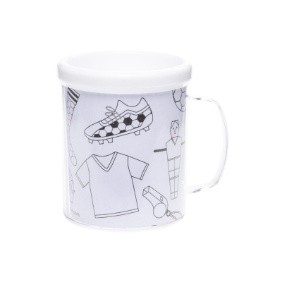 8206 COLOR YOUR OWN MUG FOOTBALL