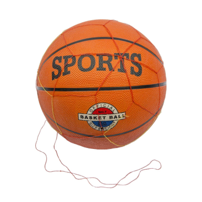 4769 NO. 7 BASKETBALL IN NET, DEFLATED