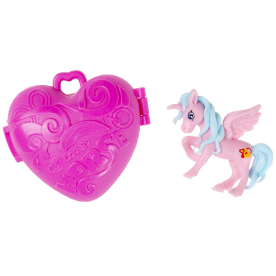 0315 UNICORN IN HEARTSHAPED BOX °
