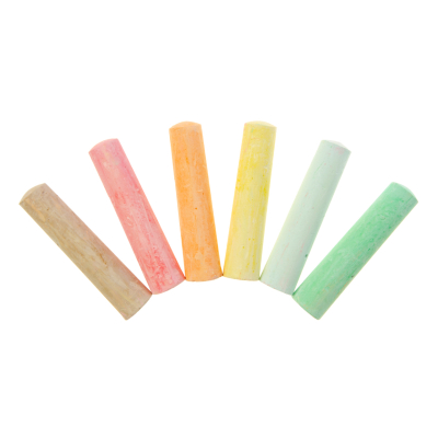 6380 6PCS SIDEWALK CHALK DINOSAUR