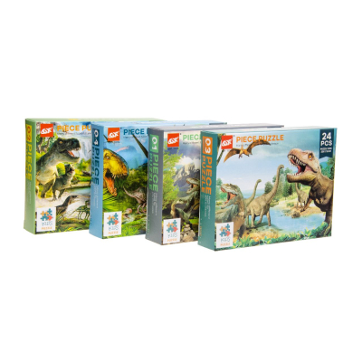 7385 24PCS PUZZLE DINOSAUR