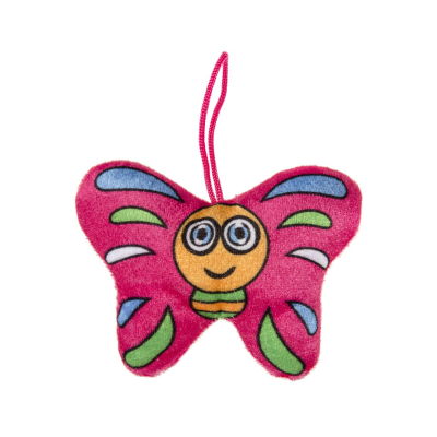1843 PLUSH, SUPER SOFT, BUTTERFLY 4ASS