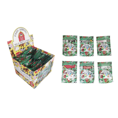8432 SELF INFLATABLE FARM ANIMAL FOIL BALLOON