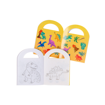 6860 COL BOOK W STICKERS S DINOSAUR