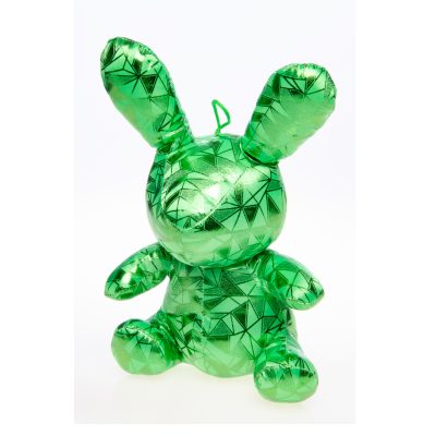 1957 PLUSH, METALLIC BUNNY