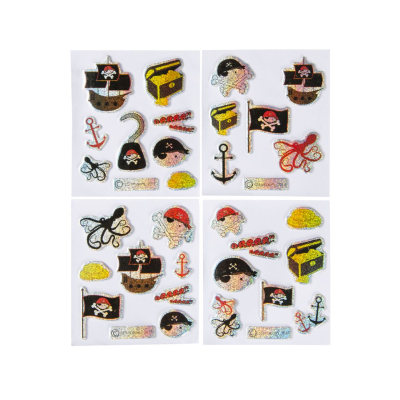 9729 4ASS SHINY STICKERS PIRATE