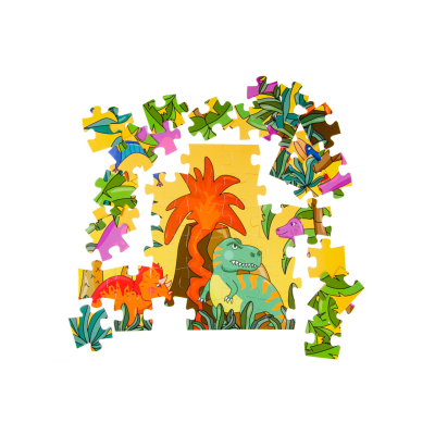 7304 48PCS PUZZLE DINOSAUR °