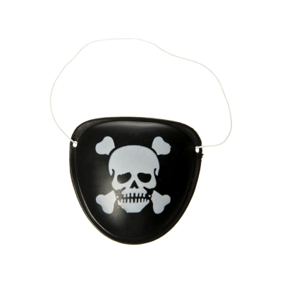 2676 PIRATE SET EYEPATCH 1PC BAG