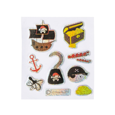 9729 4ASS SHINY STICKERS PIRATE