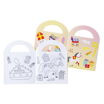 6866 COL BOOK W STICKERS S SINTERKLAAS