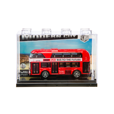 3047 DIECAST DOUBLE-DECKER BUS PULL BACK