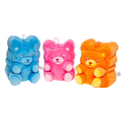 1940 PLUSH, COLOR CANDY BEARS 3ASS