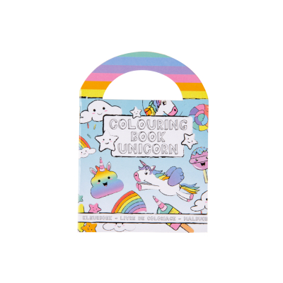 6862 COL BOOK W STICKERS S UNICORN