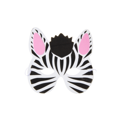9674 WILD ANIMAL MASK IN FOAM, 6ASS