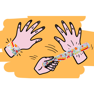 4293 SLAP BRACELET, SINTERKLAAS