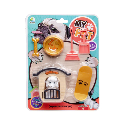 1337 DOG IN CAGE W ACCESSOIRES BC