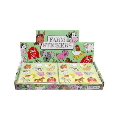 8551 STICKERS, FARM ANIMALS DB °