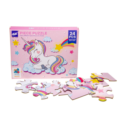 7387 24PCS PUZZLE UNICORN