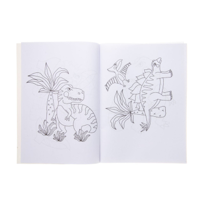 6871 COL BOOK L W STICKERSHEET DINOSAUR