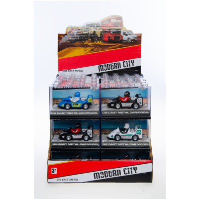3049 DIECAST GO-CART PULL BACK