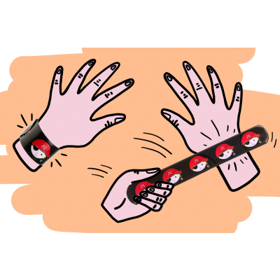 4966 SLAP BRACELET PIRATE