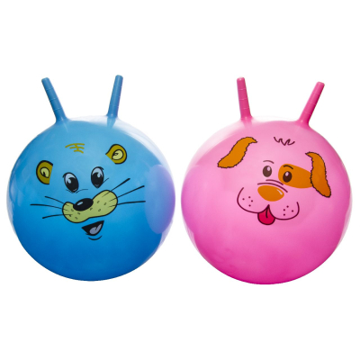 4755 46CM SKIPPY BALL ANIMAL FACE