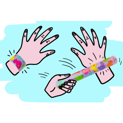 4268 SLAP BRACELET DUCK