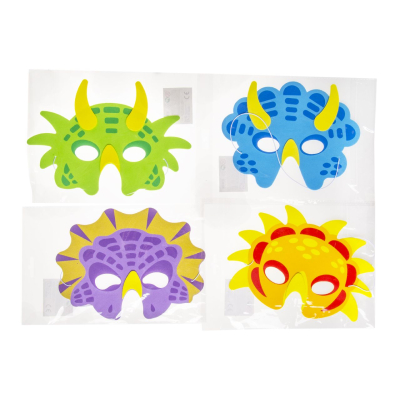 9669 4ASS DINO MASK IN FOAM