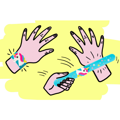 0461 SLAP BRACELET UNICORN