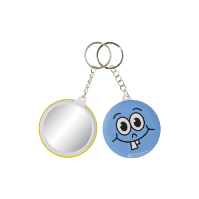 9936 KEYCHAIN EMOTION FACES MIRROR