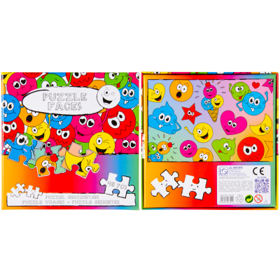 7302 48PCS PUZZLE EMOTION FACES °°°