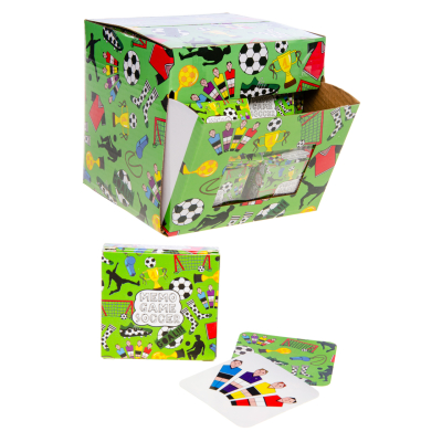 7189 MINI MEMO GAME 28 CARDS, SOCCER