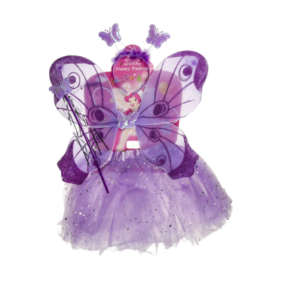 0634 WINGS & SKIRT W STAFF & TIARA °