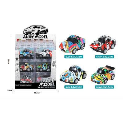 3077 DIECAST GRAFFITI CAR