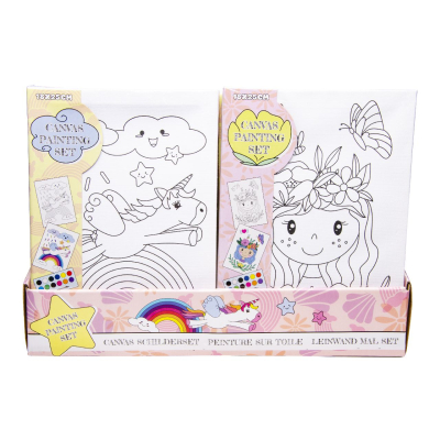 6890 CANVAS PAINTING SET FOR GIRLS