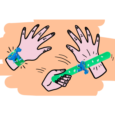 0462 SLAP BRACELET DINO °