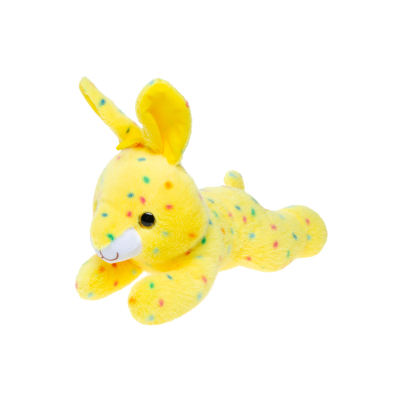 1969 PLUSH, LYING RABBIT W BEANS