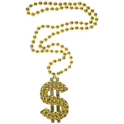 0505 $ NECKLACE GOLD & SILVER