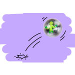 8624 BOUNCING BALL SPACE 45MM