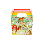 8748 FOOD BOX FARM ANIMALS , PARTY / LUNCH