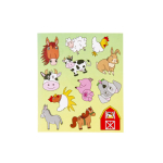 8551 STICKERS, FARM ANIMALS DB °