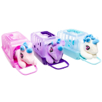 1862 PLUSH UNICORN W CAGE