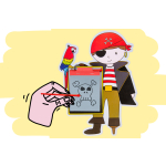 6751 MAGIC SLATE PIRATE