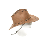 9099 3ASS COWBOY HAT LEATHERLOOK