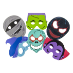 9668 6ASS SCARY MASKS IN FOAM