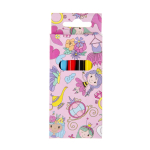 6064 COL PENCIL 6PCS SHORT PRINCESS