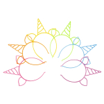 0032 NEON TIARA UNICORN PPH