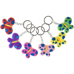 9938 KEYCHAIN BUTTERFLY