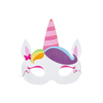 9663 UNICORN MASK IN FOAM 4ASS PP