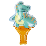 8434 SELF INFLATABLE DINOSAUR FOIL BALLOON